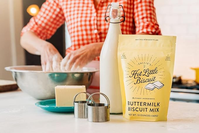 Callie’s Hot Little Biscuit Buttermilk Biscuit Mix Fast &amp Easy Southern Recipe Made with White Lily Flour &amp Real Dairy No Preservatives Makes One Dozen Biscuits per Bag 13 oz (Pack of 3)