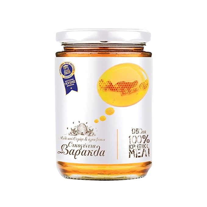 Greek Thyme and Wildflower Honey from Crete Island 950gr/33.5oz