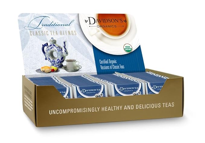 Davidson's Organics Assorted Traditional Teas 100-count Individually Wrapped Tea Bags