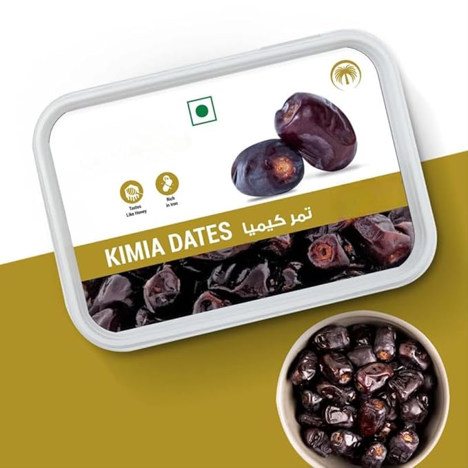 Kimia Dates Khajoor | Soft Kimia Khajoor | No Added Preservatives Fresh &amp Soft khajoorRich in Calcium Iron and Potassium | Instant Energy - 400 gm