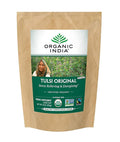 Organic India Tulsi Original Loose Leaf Herbal Tea - Immune Support Vegan Gluten-Free Kosher USDA Certified Organic Non-GMO Caffeine-Free Healthy Stress-Relief &amp Uplift Mood - 1 lb Bag