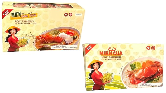 Asia Style Instant Noodles (COMBO INSTANT CLEAR NOODLES TOMYUM BOWL)