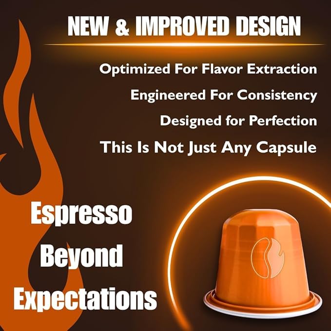 Fresh Roasted Coffee USDA Organic Peru Espresso Pods for Nespresso OriginalLine | 3rd Party Tested for Pesticides Mold Mycotoxins Kosher | 60 Recyclable Aluminum Capsules