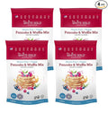 Extra White Gold Pancake &amp Waffle Mix – For Baking Cakes Cupcakes Desserts – [Gluten Free] [Nut Free] [Free of the Top 14 Major Allergens] – 14.1 Ounces (4 Pack)