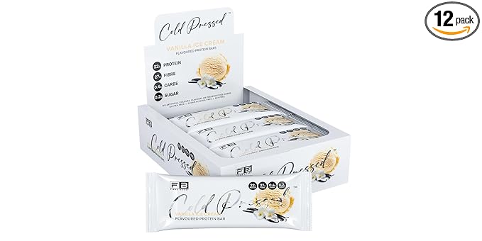 Fibre Boost Cold Pressed Vanilla Ice-cream flavoured Protein Bar