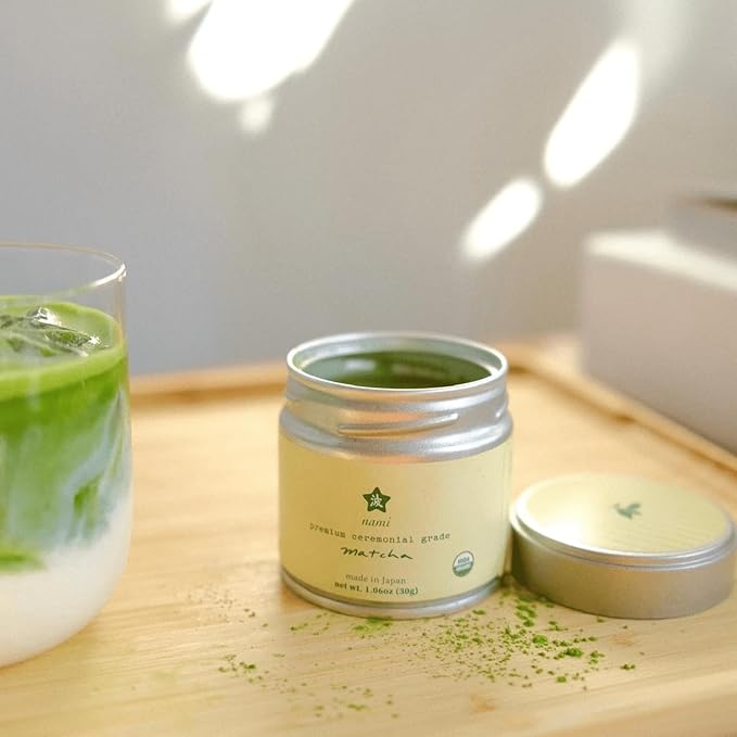 Nami Matcha | Okumidori First Harvest – 30g | USDA Organic Smooth &amp Vibrant Green Tea Powder | Antioxidant-Rich L-Theanine for Calm Energy