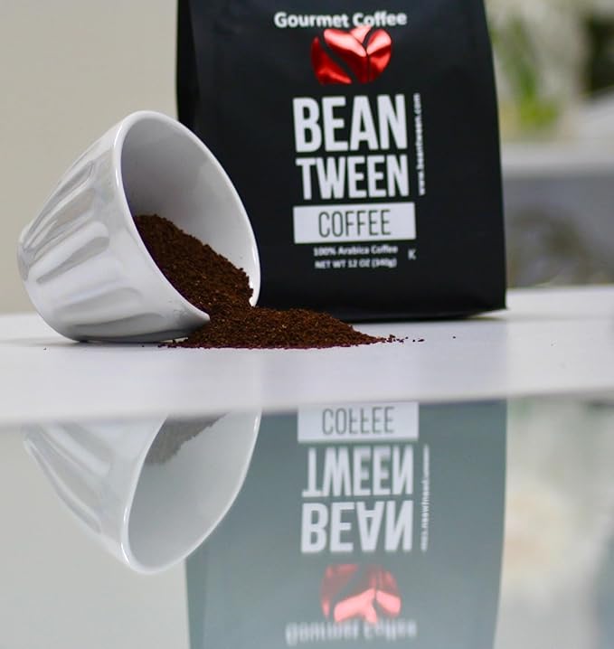 Beantween Coffee: Premium Organic ESPRESSO ROAST Ground (2 lb) of 100% Arabica Coffee – Low Acid MOLD-FREE Certified Organic Kosher Single Origin Woman-owned