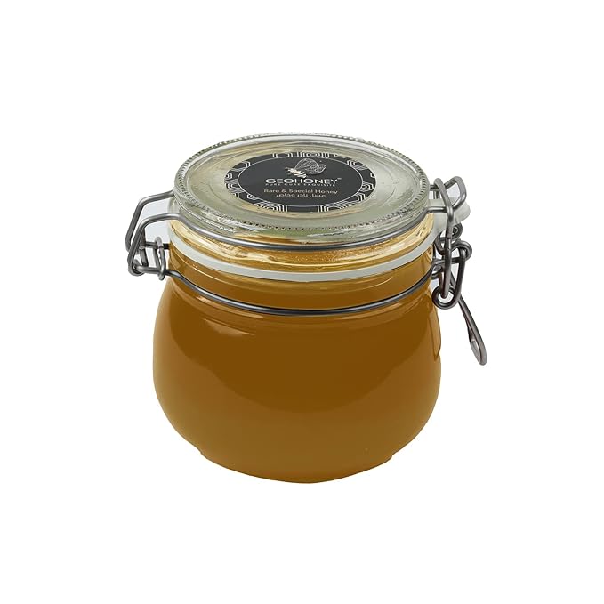 Geohoney Rare Cave Honey 200g Glass Jar Premium Quality Grade A++ Product of USA
