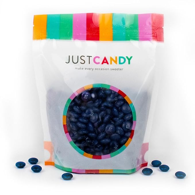375pcs Navy Blue Milk Chocolate Coated Candies (12oz 375pcs)