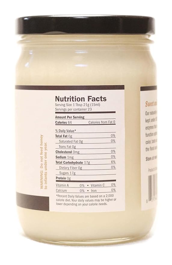 Stockin's Apiaries Raw Alfalfa Honey Unheated Unfiltered &amp Nutritious 17 Oz.