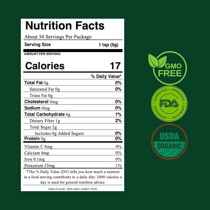Civara Organic Clear Beauty Boost - Bergamot &amp Dragon Fruit Powder - 6oz per Package | 100% Natural Fruit Powder | No Sugar &amp Additives | Great Flavor for Drinks Smoothie Beverages | USDA Or