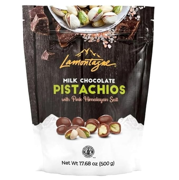 Lomontagne Chocolate Pistachios 17.68 Ounce