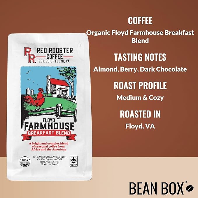Bean Box Sampler - Roasted by Red Rooster 3-Pack Whole Bean Coffee Gourmet Coffee