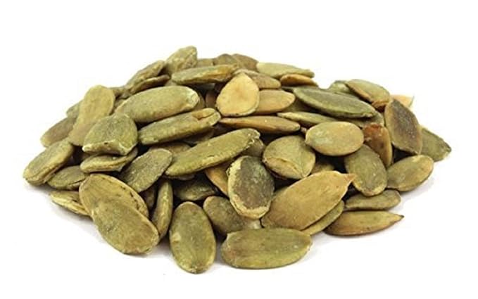 Dry Roasted Pepitas/Pumpkin Seeds with Himalayan Salt (2 Lbs.) - Roasted to Perfection in Small Batches for Added Freshness - Vegan &amp Keto Friendly - Farm Fresh Nuts Brand
