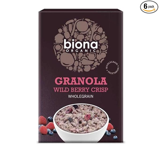 Biona | Wild Berry Granola - Organic | 6 x 375G
