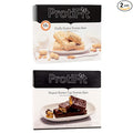 PROTIFIT - Low Calorie Fluffy Nutter &amp Peanut Butter Cup Protein Bar 2 Pack High Protein 15g Protein Low Carb Low Sugar Ideal Protein Compatible 7 Servings Per Box (2 Pack)