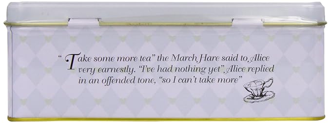 Alice In Wonderland Tea Tin with 100 English Teabag Selection