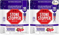 Stone Stopper Drink Mix Cranberry Raspberry Kidney Stone Prevention Calcium Oxalate Protector Developed by Urologists to Improve Hydration &amp Support Kidney Health 15 Day Supply – 2 Pack