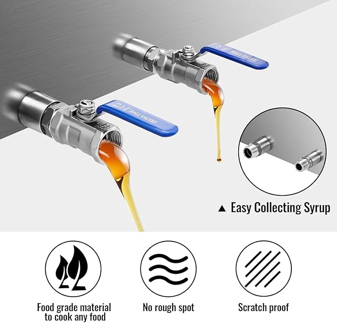Maple Syrup Evaporator Pan Stainless Steel Maple Syrup Boiling Pan Cooking Maple Syrup For Maple Syrup Making30Dx16Wx9.5H