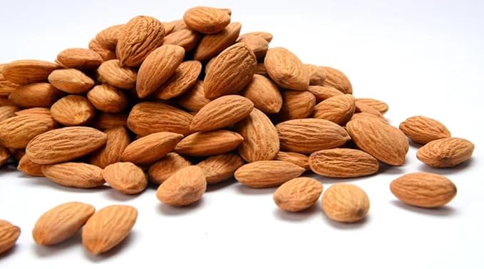 Almonds Nuts Whole Almond Raw Unsalted 40 oz Resealable Jar - Natural Protein Fiber Vitamin Mineral Energy Boost Heart Friendly - Work Travel Office - Baking Cooking Gifting