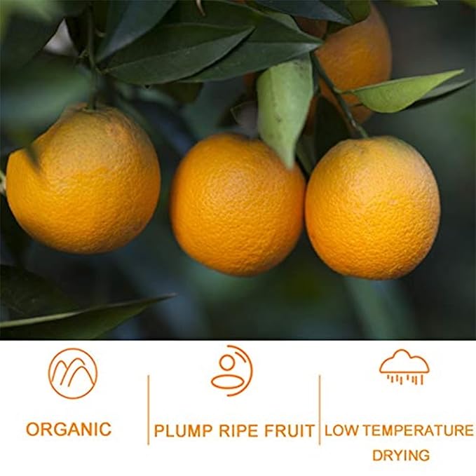 Dried Orange Slices Low temperature drying Handmade Fruit Tea Edible Edible Dried Orange Slices For Cake Decoration Potpourri Candle Crafts Table Scatters (500g/17.63oz) (Orange)