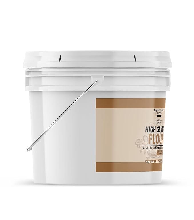 Unpretentious High Gluten Flour 1 Gallon Bucket Artisan Bread Bagels Pizza