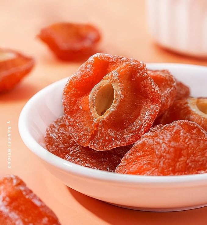 Dried Plums Ready To Eat Dried Fruits 500g/Can Half Preserved Plums Healthy Snacks Office Leisure Preserved Fruits Vegan and Snack Foods Snacks Gifts (2 can)