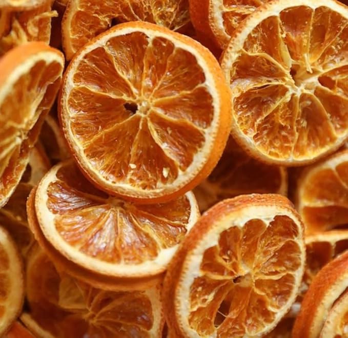 Dried Orange Slices (150G) &amp Dried Apple Slices (150G) Combo Pack for Cocktails Drinks Baking &amp Desserts