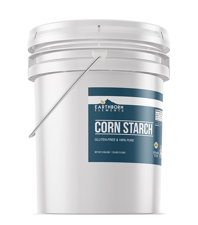 Earthborn Elements Corn Starch (5 Gallon) Thickener For Sauces Soup &amp Gravy