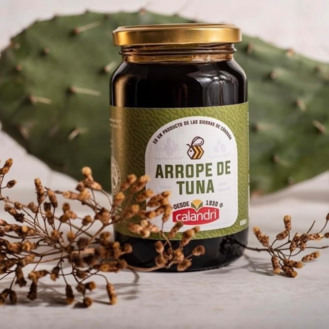 Calandri Arrope – 100% Natural Argentine Syrup Made from Native Fruits and Honey (430g / 0.94lb) (Prickly Pear)