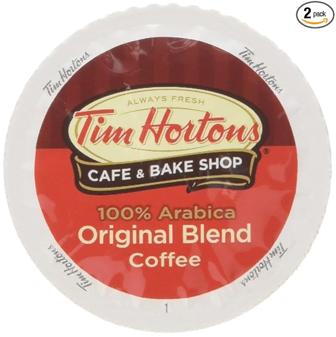 Tim Hortons Single Serve Original Blend Coffee 24 Count (Pack of 2)