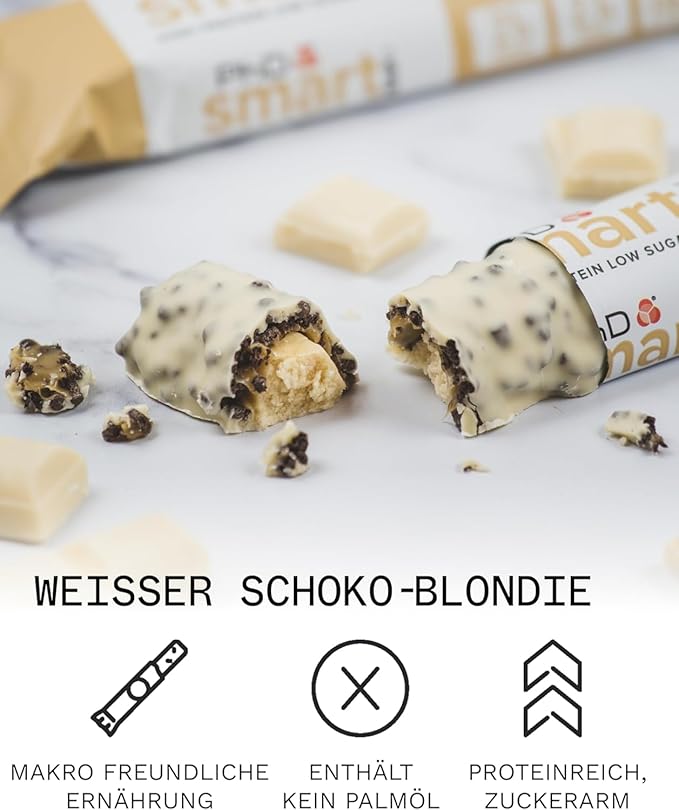 Smart Bar White Choc Blondie - 12 Bars