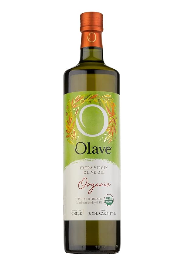Olave - Organic Extra Virgin Olive Oil First Cold Press 33.8 fl oz (1000 ml)
