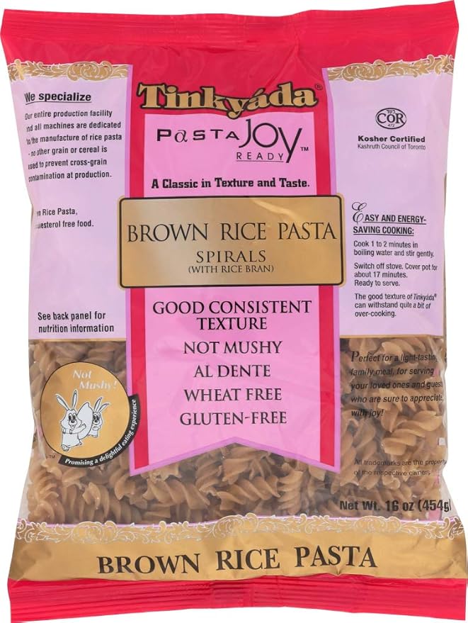Tinkyada Pasta - Brown Rice Pasta Spirals With Rice Bran - 16 oz