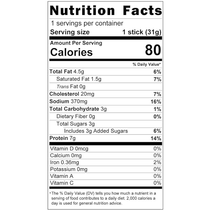 Trail's Best 1.1oz Honey Turkey Sticks - 16-ct Tub