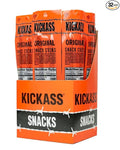 Kickass Original Snack Sticks 16ct Case - 2oz Twin Packs of Pork and Beef Jerky Meat Sticks - Beef Sticks Meat Snacks - Jerky Sticks