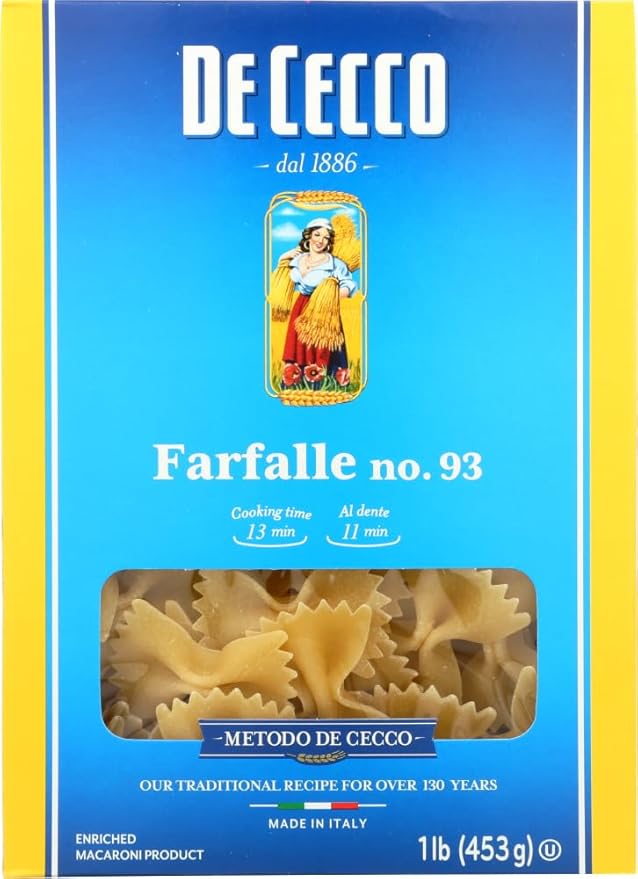 Dececco Farfalle 16 Oz. Pack Of 20