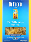 Dececco Farfalle 16 Oz. Pack Of 20