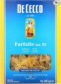 De Cecco Farfalle 16 Ounce Boxes (Pack of 10) - Pack Of 10