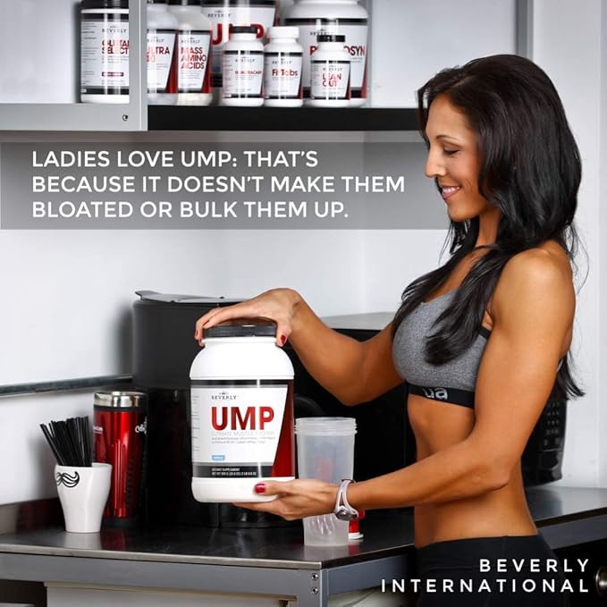 Beverly International UMP Protein Powder Cookies &amp Cream. Unique Whey-Casein Ratio Builds Lean Muscle. Easy to Digest. No Bloat. (32.8 oz) 2lb .8 oz
