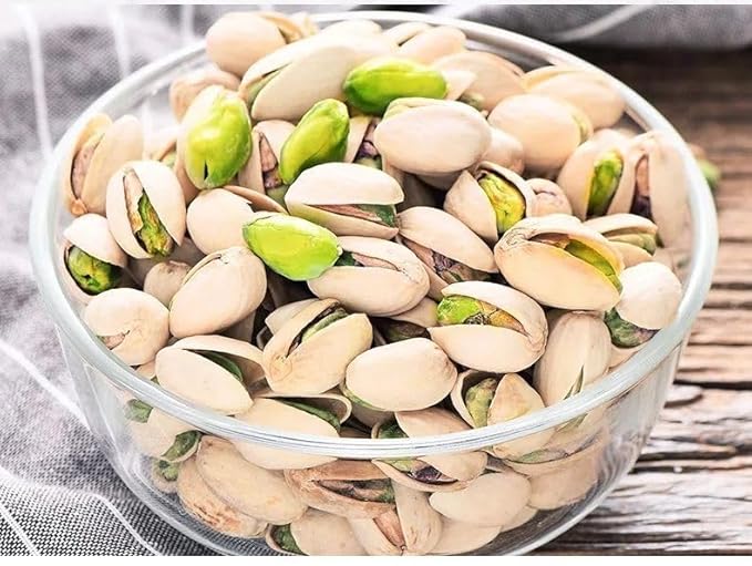 Delicious Nuts and Pistachios 100g/Bag Salt Baked Flavored Large Particle Pistachios High Nutrition Dried Fruits Nut Snacks High Protein Home Health Snacks (10 Bags)
