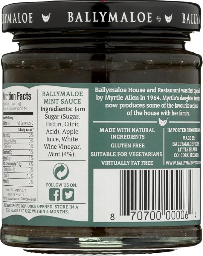 Ballymaloe Mint Sauce 7.8 Ounce - 3 pack