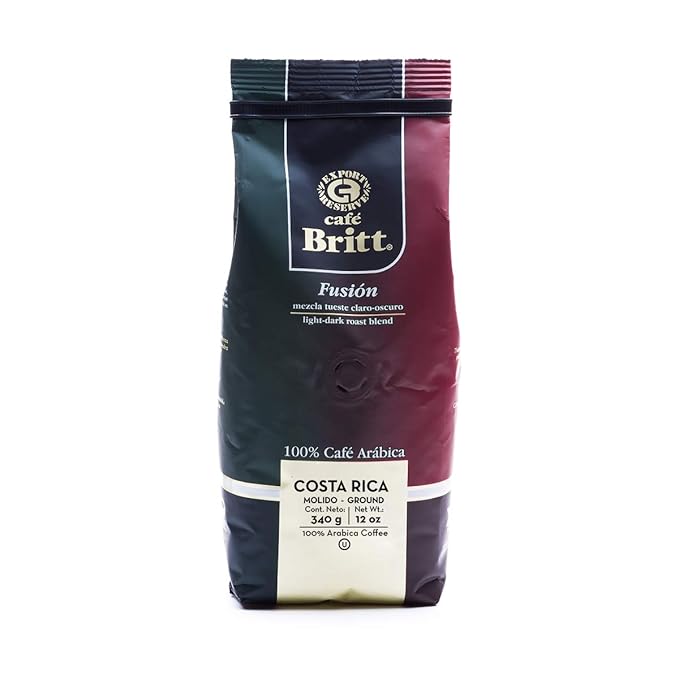 Café Britt® - Costa Rican Blends Mixed Bundle Coffee (12 oz.) (3-Pack) - Ground Arabica Coffee Kosher Gluten Free 100% Gourmet &amp Light Medium Dark &amp Dark Roast