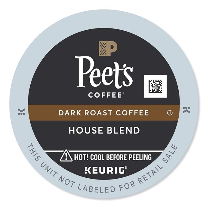 Peet's Coffee &amp Tea House Blend K-Cup Pack for Keurig K-Cup Brewers 22 Count