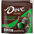 DOVE PROMISES Dark Chocolate &amp Mint Swirl Candy 6.74 Oz Bag (Pack of 8)