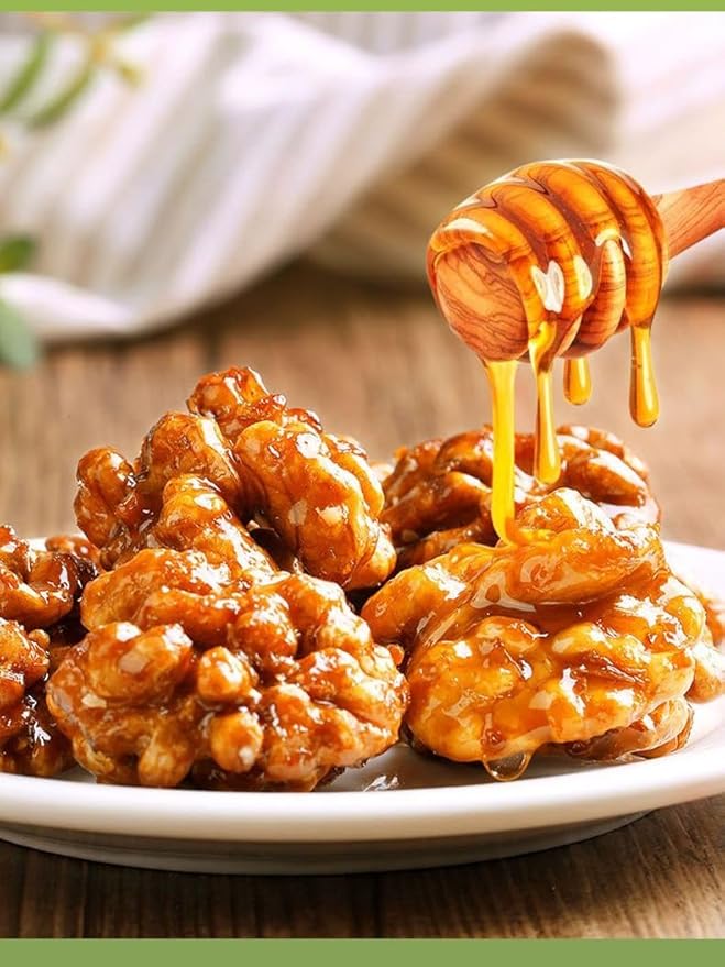 Shell Free Honey Walnuts 425g/Can Walnut Kernels Nuts and Dried Fruits Satisfying Snacks Family Snacks Holiday Gifts Afternoon Tea Desserts Healthy and Nutritious Snacks (1 Can)
