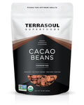 Terrasoul Superfoods Raw Organic Criollo Cacao Beans 16 Oz Raw Chocolate Goodness for Baking Snacking and Homemade Chocolate Creations