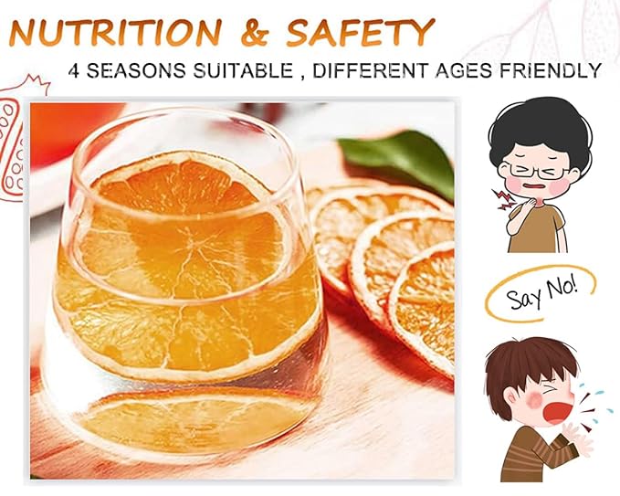 Dehydrated Orange Slices10.58oz / 300g Dried Orange Slices Sugar Free Natural Fruit for Cocktails/Cakes/Crafts/Old Fashioned Citrus Garnish Garland Candied Mandarin Decoration Wheels Bulk