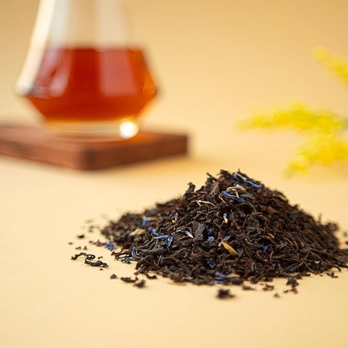 Organic Positively Tea Company Earl Grey Crème Black Tea Loose Leaf 16 Ounce