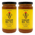 Ginger Bee Tea – 19 Servings of Soothing Honey Ginger Blend | No Refined Sugars Added | Supports the Bees - 15 oz Jar (2 Pack)